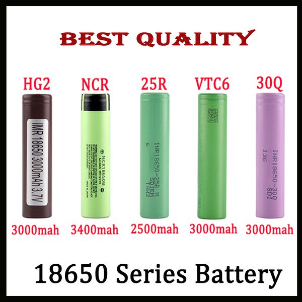 Лучшее качество HG2 30Q VTC6 3000 мАч NCR 3400 мАч 25R 2500 мАч 18650 аккумулятор E Cig Mod аккумуляторная литий-ионная батарея HOT
Лучшее качество HG2 30Q VTC6 3000 мАч NCR 3400 мАч 25R 2500 мАч 18650 аккумулятор E Cig Mod аккумуляторная литий-ионная батарея HOT