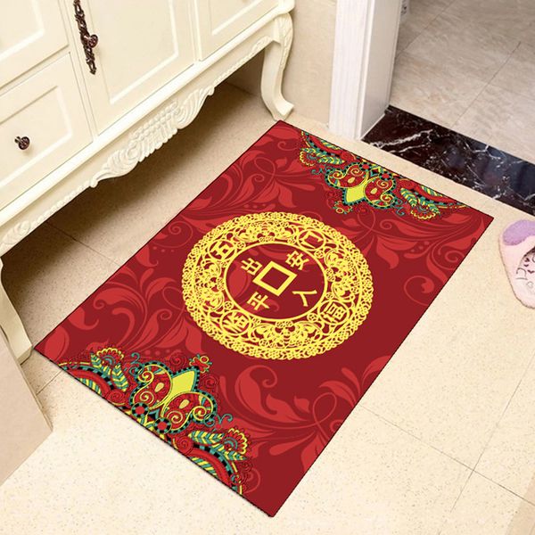 2019 new year mat red door mat festive marriage fu character bedroom entrance door carpet mats
2019 new year mat red door mat festive marriage fu character bedroom entrance door carpet mats
