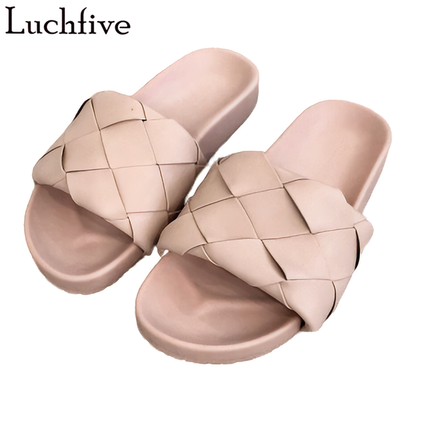 slippers diamond weave women open toe slides ladies shoes runway thick sole woman pink zapatos mujer, Black
slippers diamond weave women open toe slides ladies shoes runway thick sole woman pink zapatos mujer, Black