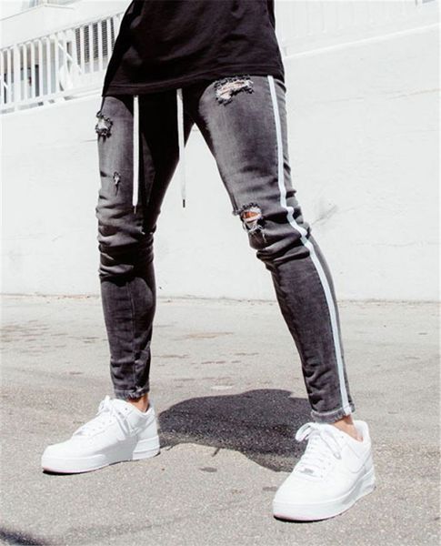 mens designer jeans mens long hole out skinny pencil pants homme spring solid color jens mens clothing, Blue
mens designer jeans mens long hole out skinny pencil pants homme spring solid color jens mens clothing, Blue