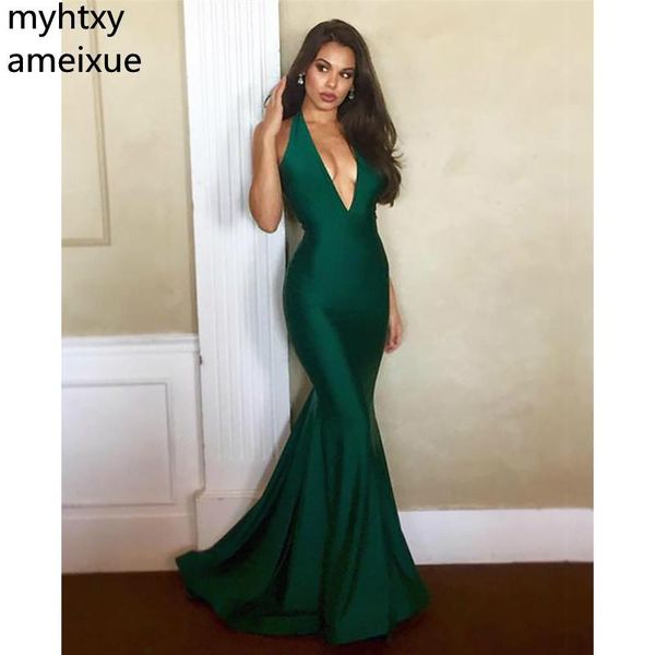 2019 new evening dresses mermaid floor length sleeveless prom dressess deep v-neck backlesss evening gowns custom made, White;black
2019 new evening dresses mermaid floor length sleeveless prom dressess deep v-neck backlesss evening gowns custom made, White;black