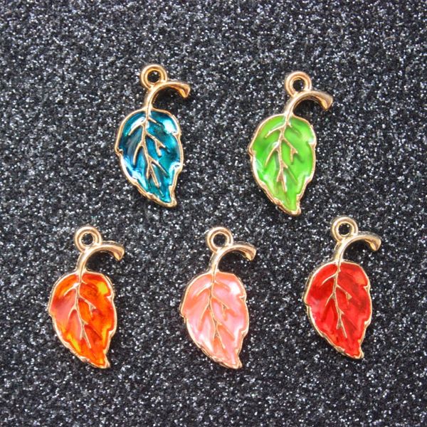 20pcs gold color zinc alloy colorful enamel cute leaves charms handmade pendant diy earrings findings, Bronze;silver
20pcs gold color zinc alloy colorful enamel cute leaves charms handmade pendant diy earrings findings, Bronze;silver