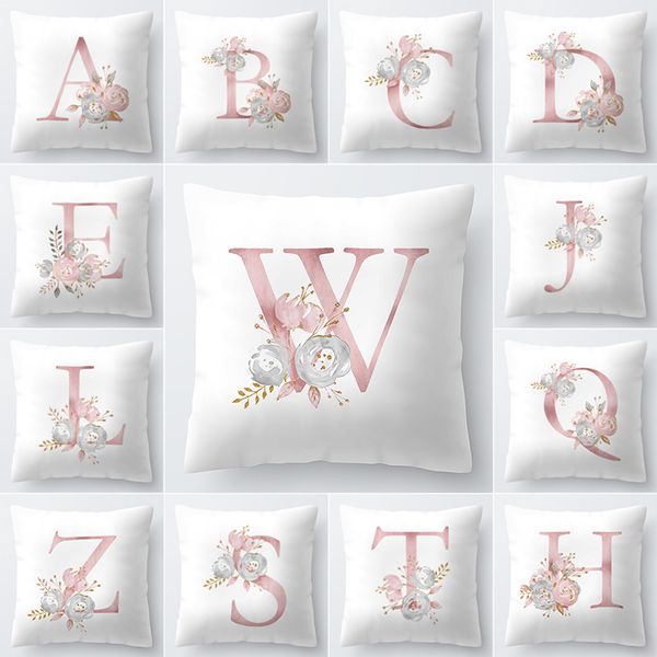 letter pillow cover 45x45cm room english alphabet for home goods flower pillow case polyester
letter pillow cover 45x45cm room english alphabet for home goods flower pillow case polyester