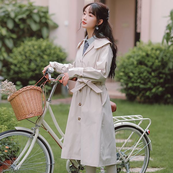 fashion brand new women trench coat long single-breasted belt lady clothes autumn winter outerwear quality slim and dignified, Tan;black
fashion brand new women trench coat long single-breasted belt lady clothes autumn winter outerwear quality slim and dignified, Tan;black
