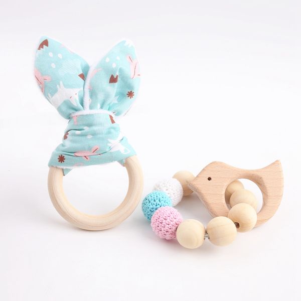 2pc/set baby accessories organic cotton bunny ear classic sensory toy food grade wooden teether baby shower gift nurse charms
2pc/set baby accessories organic cotton bunny ear classic sensory toy food grade wooden teether baby shower gift nurse charms