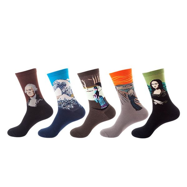 art socks breathable comfortable happy socks all seasons novelty colorful mens scoks, Black
art socks breathable comfortable happy socks all seasons novelty colorful mens scoks, Black