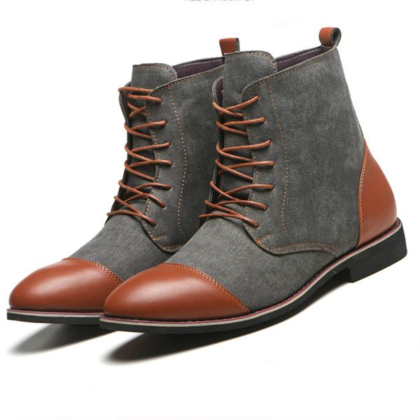 plus size 38-48 boots men shoes rome fashion canvas boots autumn lightweight shoes lace-up mixed color, Black
plus size 38-48 boots men shoes rome fashion canvas boots autumn lightweight shoes lace-up mixed color, Black
