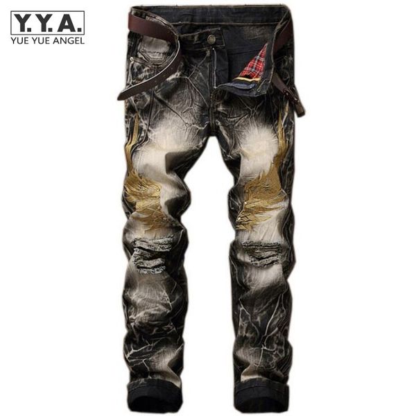 summer mens retro ripped hole male slim fit denim trousers embroidery wings design biker jeans pants plus size 42, Blue
summer mens retro ripped hole male slim fit denim trousers embroidery wings design biker jeans pants plus size 42, Blue