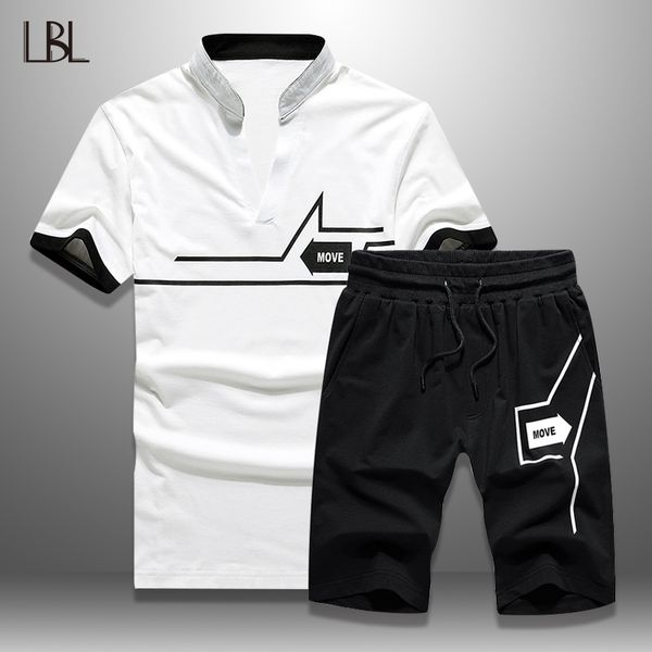 lbl summer tracksuit men casual short sets new fashion sports suit man us size men's sportswear t shirts + shorts 2 piece set, Gray
lbl summer tracksuit men casual short sets new fashion sports suit man us size men's sportswear t shirts + shorts 2 piece set, Gray