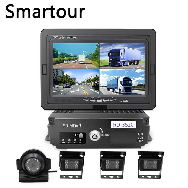 smartour car truck school bus 360 camera panoramic driving recorder 4 camera dvr before and after video reversing
smartour car truck school bus 360 camera panoramic driving recorder 4 camera dvr before and after video reversing
