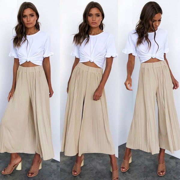 spring summer women casual pants shrink wrinkles loose comfortable casual pants, Black;white
spring summer women casual pants shrink wrinkles loose comfortable casual pants, Black;white
