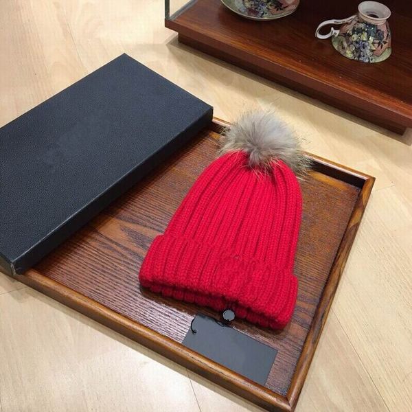 2019 fashion knitting cotton hats women men soft winter warm red hats with brown hair ball with box, Blue;gray
2019 fashion knitting cotton hats women men soft winter warm red hats with brown hair ball with box, Blue;gray