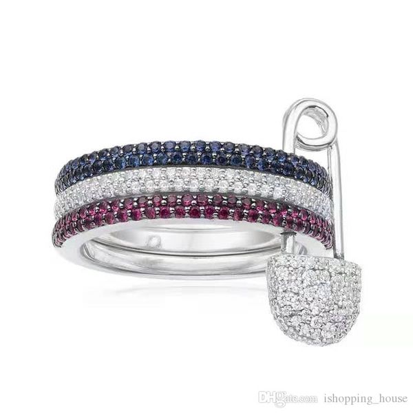 europe and america women popuar fashion ring white gold cz pin shaped ring for girls women fashion jewelry accessory, Silver
europe and america women popuar fashion ring white gold cz pin shaped ring for girls women fashion jewelry accessory, Silver