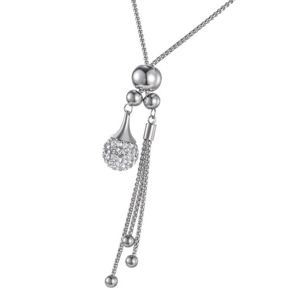 funique round simulate pearl pendant necklaces for women long silver stainless steel chain necklace sweater chain party jewelry
funique round simulate pearl pendant necklaces for women long silver stainless steel chain necklace sweater chain party jewelry