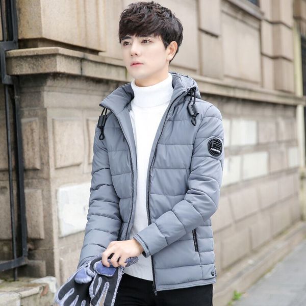 autumn & winter new style men hooded thick solid color down jacket cotton-padded clothes youth slim fit large size cotton-padded, Black
autumn & winter new style men hooded thick solid color down jacket cotton-padded clothes youth slim fit large size cotton-padded, Black