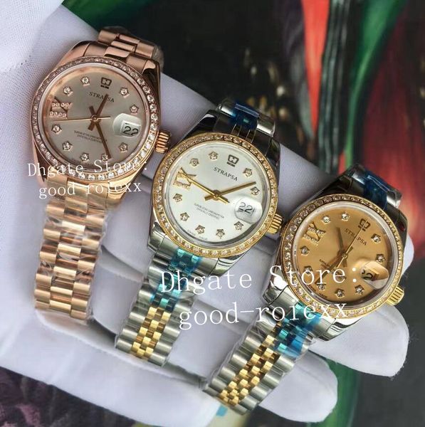 luxury women's diamond watch men automatic eta 2671 jubilee bracelet 279381 279173 gold swiss women watches ladies datejust wristwatche, Slivery;brown
luxury women's diamond watch men automatic eta 2671 jubilee bracelet 279381 279173 gold swiss women watches ladies datejust wristwatche, Slivery;brown