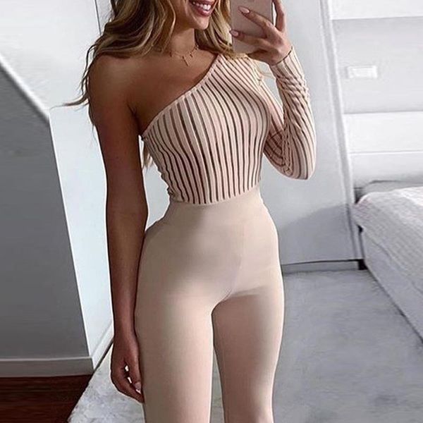one shoulder knitted bodycon jumpsuit ladies skinny fit long sleeve one piece overalls rompers women jumpsuits dropship, Black;white
one shoulder knitted bodycon jumpsuit ladies skinny fit long sleeve one piece overalls rompers women jumpsuits dropship, Black;white
