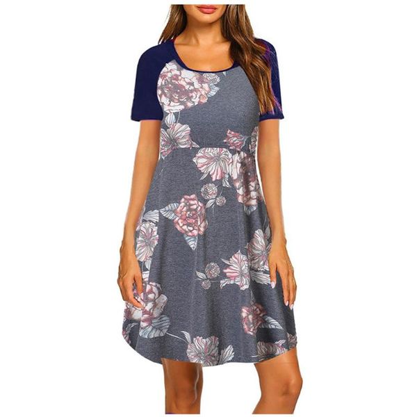 pregnant o-neck short sleeves print patchwork breastfeeding maternity dress summer flower dress pregnancy dresses, White
pregnant o-neck short sleeves print patchwork breastfeeding maternity dress summer flower dress pregnancy dresses, White