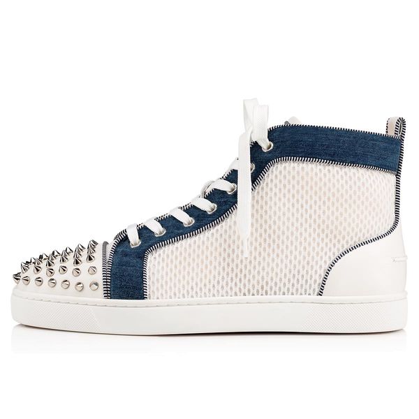 summer sports men casual shoes red bottom high cut sneaker spiked designers men's flat spikes mesh orlato party dress sport trainers, Black
summer sports men casual shoes red bottom high cut sneaker spiked designers men's flat spikes mesh orlato party dress sport trainers, Black