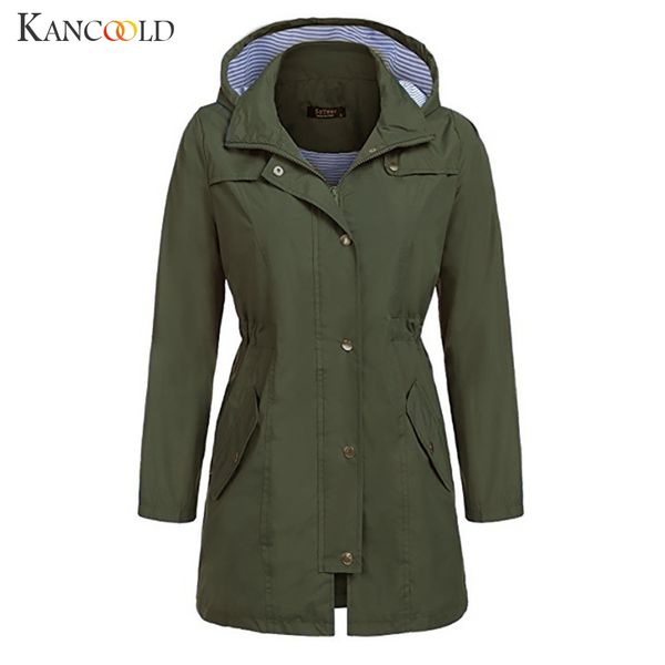 kancoold coats women solid rain jacket outdoor hoodie waterproof hooded raincoat fashion new woman coats and jackets 2019jul29, Black;brown
kancoold coats women solid rain jacket outdoor hoodie waterproof hooded raincoat fashion new woman coats and jackets 2019jul29, Black;brown