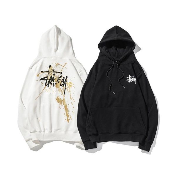tide brand designer, men's style logo print hoodie, ink splash terry sweater, hip-hop loose hoodie, fashion letter coat, new wholesale, Black
tide brand designer, men's style logo print hoodie, ink splash terry sweater, hip-hop loose hoodie, fashion letter coat, new wholesale, Black