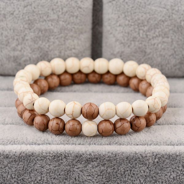 2pcs/set fashion couples distance bracelet men classic natural stone yin yang beaded bracelets for women friend pulseras, Black
2pcs/set fashion couples distance bracelet men classic natural stone yin yang beaded bracelets for women friend pulseras, Black