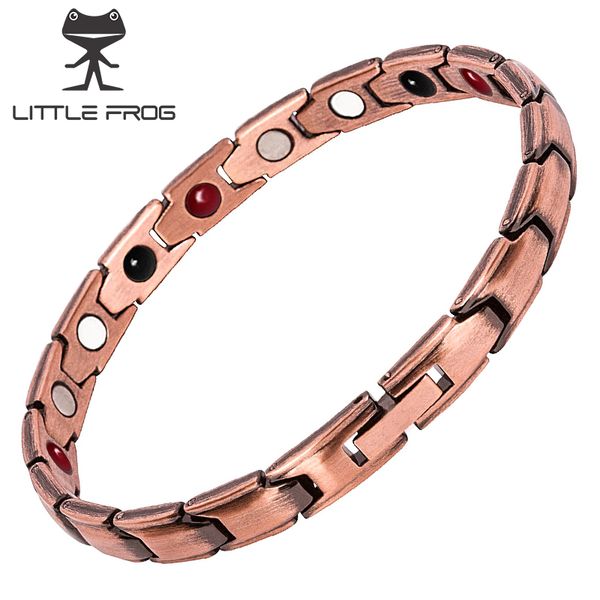 little frog 2018 healthy copper bio magnetic bracelet for man energy magnet bangles women men healing magnet therapy jewelry, Golden;silver
little frog 2018 healthy copper bio magnetic bracelet for man energy magnet bangles women men healing magnet therapy jewelry, Golden;silver