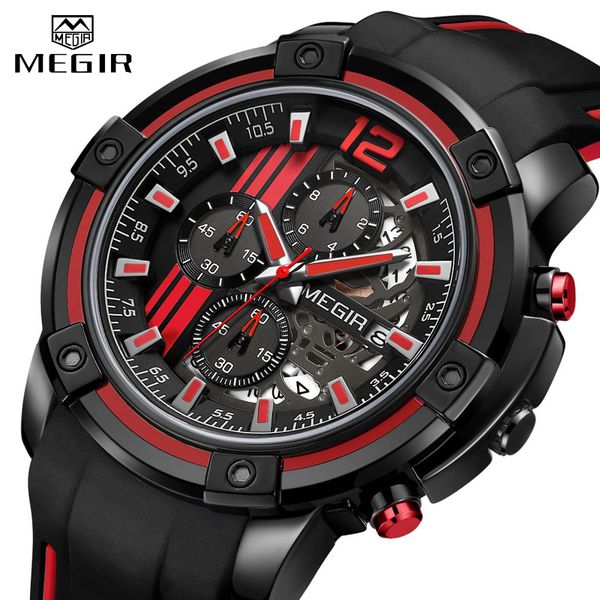 relojes 2019 megir watch men luxury chronograph silicone waterproof sport mens watches analog quartz relogio masculino, Slivery;brown
relojes 2019 megir watch men luxury chronograph silicone waterproof sport mens watches analog quartz relogio masculino, Slivery;brown
