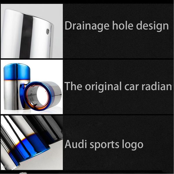 66-84mm stainless steel exhaust pipe for auto accessories rear muffler end tail tip cover
66-84mm stainless steel exhaust pipe for auto accessories rear muffler end tail tip cover