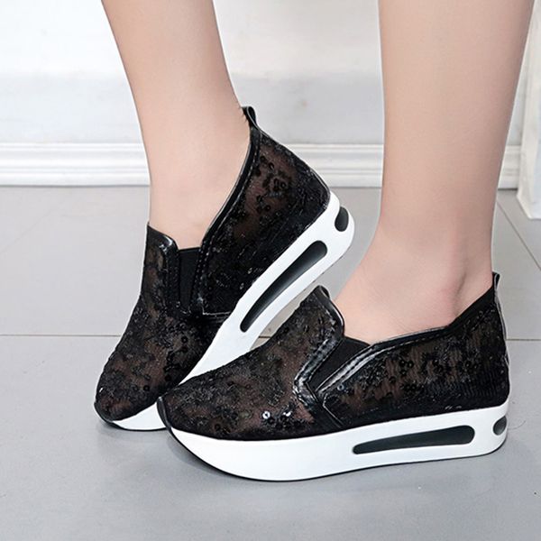 solid color walking shoes women's leisure breathable mesh shoes with thick soles high platform chaussures femme#4
solid color walking shoes women's leisure breathable mesh shoes with thick soles high platform chaussures femme#4