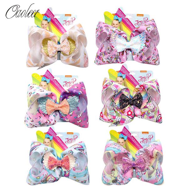 8 inch jojo siwa hair bows for girls unicorn ribbon glitter wings knot hairbows handmade hairgrips kids party hair accessories, Slivery;white
8 inch jojo siwa hair bows for girls unicorn ribbon glitter wings knot hairbows handmade hairgrips kids party hair accessories, Slivery;white