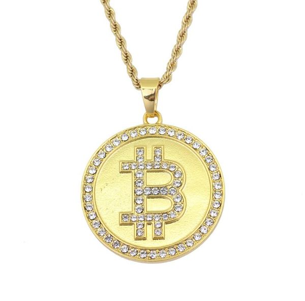 hip hop bitcoin pendantnecklaces for men women mens pendants gold silver chain necklace jewelry gift new
hip hop bitcoin pendantnecklaces for men women mens pendants gold silver chain necklace jewelry gift new