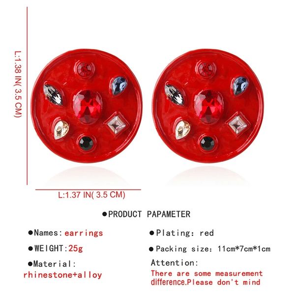 fashion-diamond ear studs western geometric round baking paint earrings 2018 new good quality zinc alloy jewelry women girl, Golden;silver
fashion-diamond ear studs western geometric round baking paint earrings 2018 new good quality zinc alloy jewelry women girl, Golden;silver