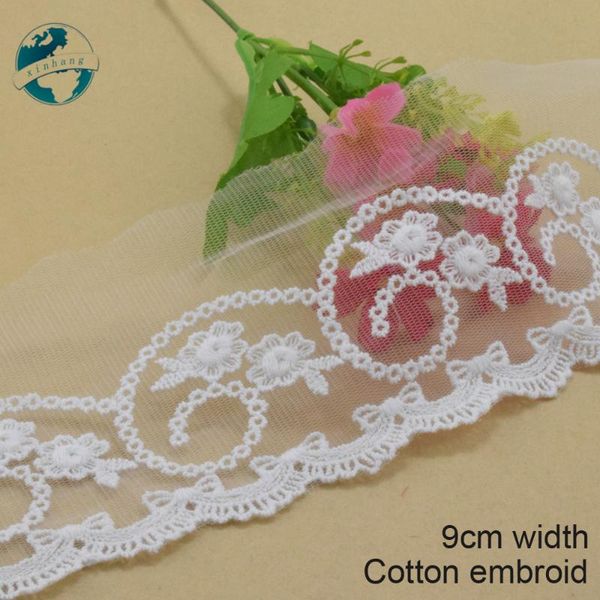 3yards 9cm wide cotton embroidery lace sewing ribbon guipure trim wedding decoration diy colthes accessories lace edge#4006, Pink;blue
3yards 9cm wide cotton embroidery lace sewing ribbon guipure trim wedding decoration diy colthes accessories lace edge#4006, Pink;blue