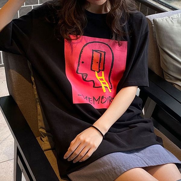contrast color imprint short-sleeved t-shirt female 2020 loose black women's fashion contrast color imprint short-sleeved t-shirt femal, White
contrast color imprint short-sleeved t-shirt female 2020 loose black women's fashion contrast color imprint short-sleeved t-shirt femal, White