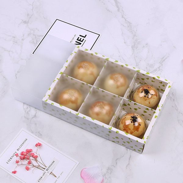 green leaf paper packaging boxes moon cake egg yolk crisp biscuit boxes party favor gift boxes
green leaf paper packaging boxes moon cake egg yolk crisp biscuit boxes party favor gift boxes