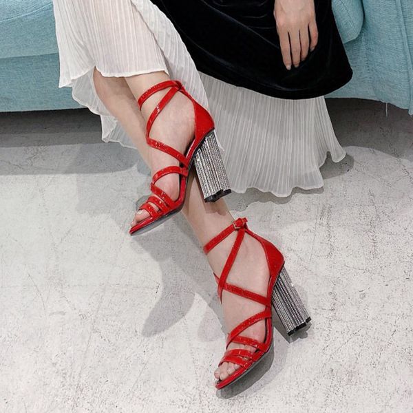 fashion party new luxury high heels leather sandal patent leather mid-heel 10cm women designer sandals high heels summer sandals si, Black
fashion party new luxury high heels leather sandal patent leather mid-heel 10cm women designer sandals high heels summer sandals si, Black