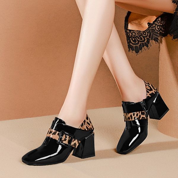 mljuese 2019 women pumps cow leather autumn spring rome style mixed colors buckle strap high heels lady shoes party, Black
mljuese 2019 women pumps cow leather autumn spring rome style mixed colors buckle strap high heels lady shoes party, Black