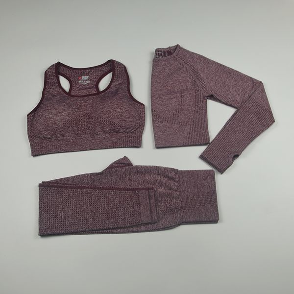 vital seamless yoga set woman sportswear 3 pieces long sleeve crop gym leggings+sport brassiere female fitness sports suits
vital seamless yoga set woman sportswear 3 pieces long sleeve crop gym leggings+sport brassiere female fitness sports suits