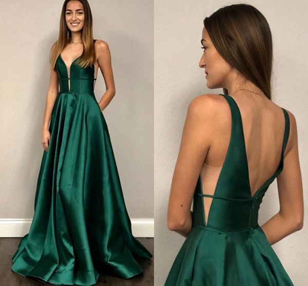 fashion green longue a-line prom dresses 2020 robe de soiree plunging v-neck backless evening dress formal gowns vestido de festa, Black;red
fashion green longue a-line prom dresses 2020 robe de soiree plunging v-neck backless evening dress formal gowns vestido de festa, Black;red