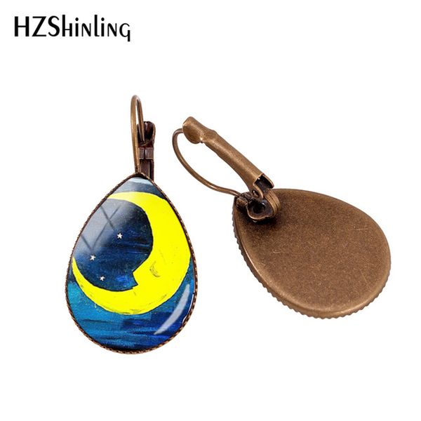 2019 new crescent moon ear clip lunar moon goddess dangle earring clips astronomy space gift glass jewelry, Silver
2019 new crescent moon ear clip lunar moon goddess dangle earring clips astronomy space gift glass jewelry, Silver