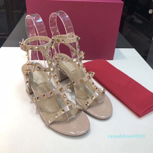 2020 luxury designer fashion stud sandals genuine leather slingback pumps ladies high heels fashion rivets shoe party high 6.5/9.5 c30, Black
2020 luxury designer fashion stud sandals genuine leather slingback pumps ladies high heels fashion rivets shoe party high 6.5/9.5 c30, Black