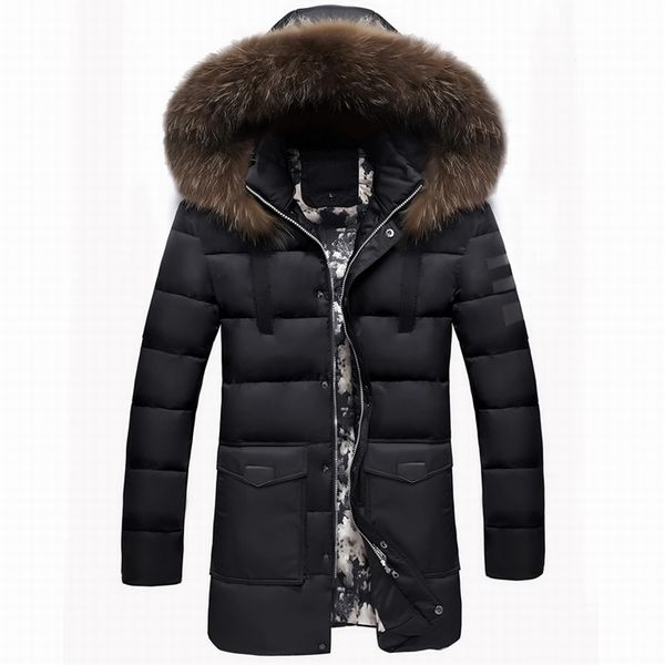 men's down & parkas tides long overcoat asian size hooded warm comfortable coat solid color male winter jacket plus, Black
men's down & parkas tides long overcoat asian size hooded warm comfortable coat solid color male winter jacket plus, Black