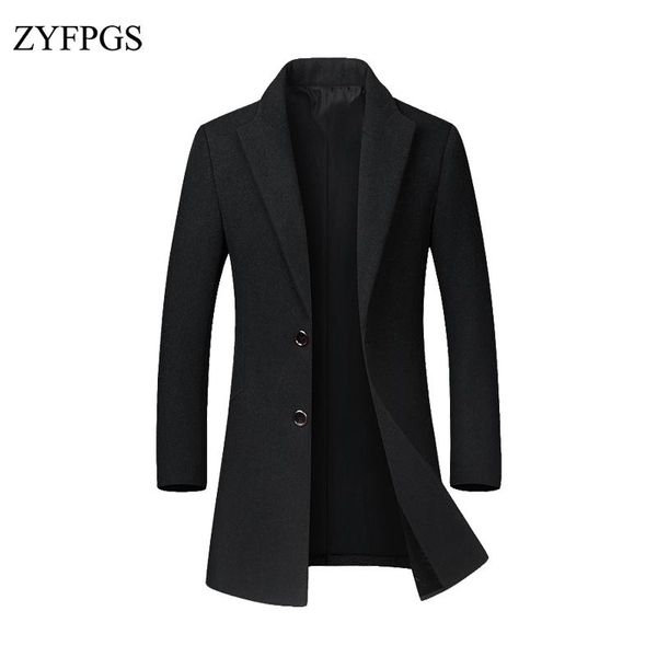 zyfpgs new autumn/winter men woolen coat trench slim fit male medium and long section jacket casual men's windbreaker 113, Black
zyfpgs new autumn/winter men woolen coat trench slim fit male medium and long section jacket casual men's windbreaker 113, Black