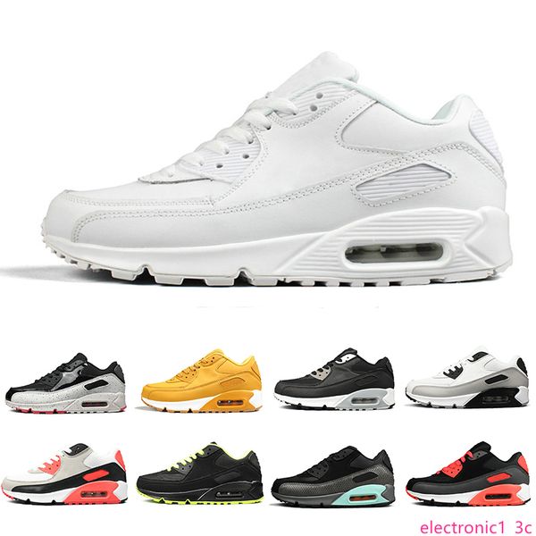 og 90 triple black men women running shoes classic yellow red wheat 90s sports trainer air cushion surface breathable sneakers 36-45, Black;green
og 90 triple black men women running shoes classic yellow red wheat 90s sports trainer air cushion surface breathable sneakers 36-45, Black;green