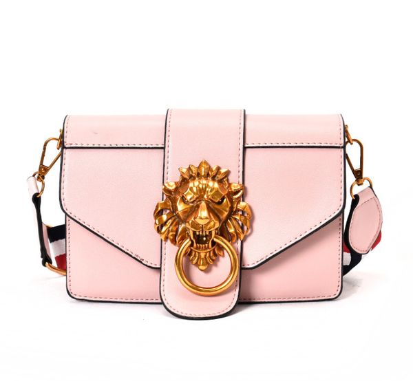 designer handbags purses broad shoulder strap lady bag stylish metal lion head decorated cross body small square bag women bags//52
designer handbags purses broad shoulder strap lady bag stylish metal lion head decorated cross body small square bag women bags//52