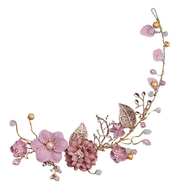 sweet long hair flower wedding hair ornaments gold purple series bride headdress handmade bridal party wedding hair decoration, White;golden
sweet long hair flower wedding hair ornaments gold purple series bride headdress handmade bridal party wedding hair decoration, White;golden