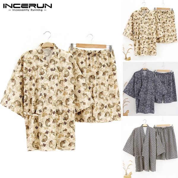 fashion kimono couple suits men women pajama lounge loose pajamas summer vacation set floral casual sleepwear hombre, Black;brown
fashion kimono couple suits men women pajama lounge loose pajamas summer vacation set floral casual sleepwear hombre, Black;brown