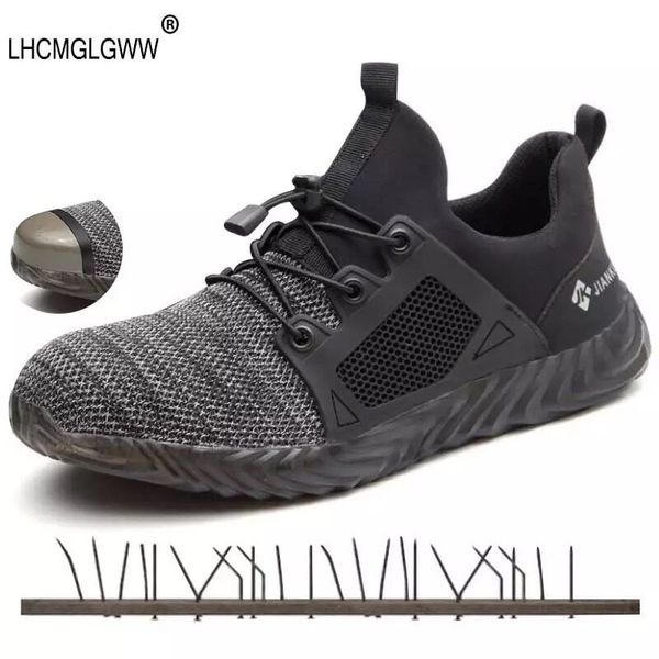 work shoes men construction outdoor steel toe boots men breathable anti-piercing anti-mite safety shoes 36-48, Black
work shoes men construction outdoor steel toe boots men breathable anti-piercing anti-mite safety shoes 36-48, Black