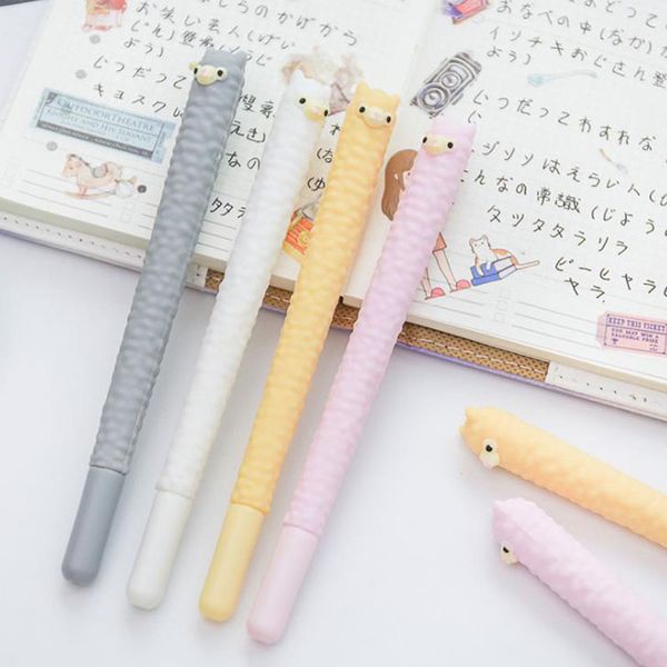 2 pcs cute cartoon gel ink pen 0.5 mm blue ink silicone alpaca signature pen for school & office escolar korean stationery
2 pcs cute cartoon gel ink pen 0.5 mm blue ink silicone alpaca signature pen for school & office escolar korean stationery